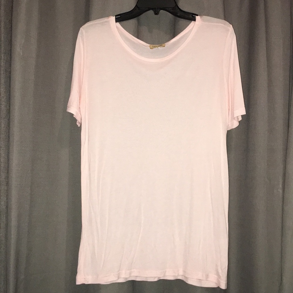 Piko boutique baby pink shirt